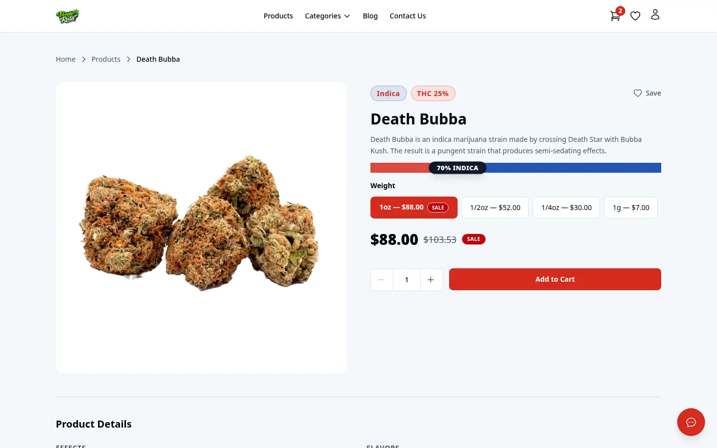 DabDash product detail page showing a live bundle deal offer and bundle progress