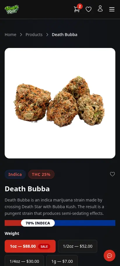 DabDash product detail page showing a live bundle deal offer and bundle progress