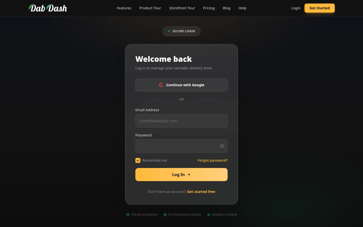 Saved Products (Wishlist) screenshot
