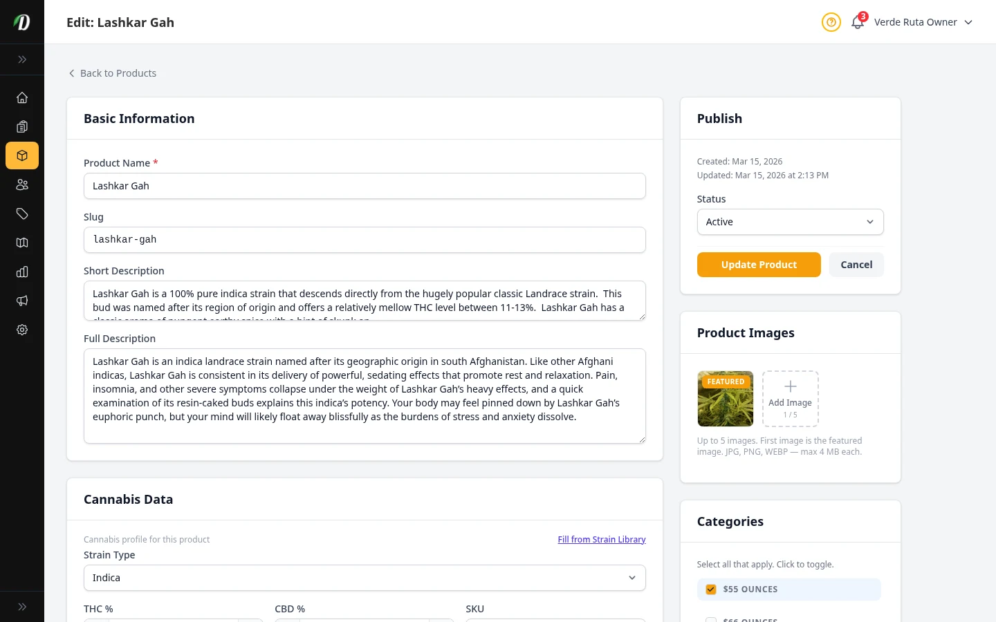Inline pricing and variants builder on the product form